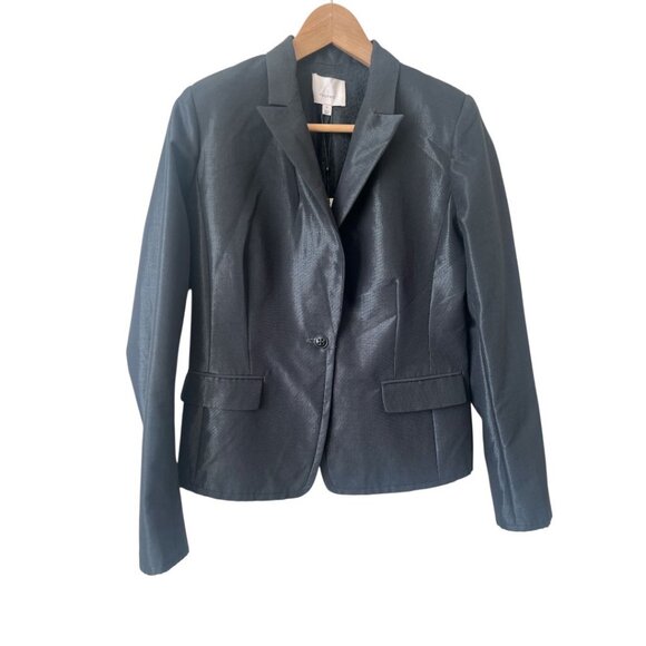 cinq a sept Jackets & Blazers - NWT Cinq a Sept Black Peak Lapel One Button Inez Blazer Size 8 Reg. $695